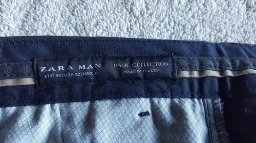 Pantalon Zara Man Gabardina Excelente!!!