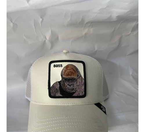 Gorra Goorin Bros Boss Gorila Blanca Original