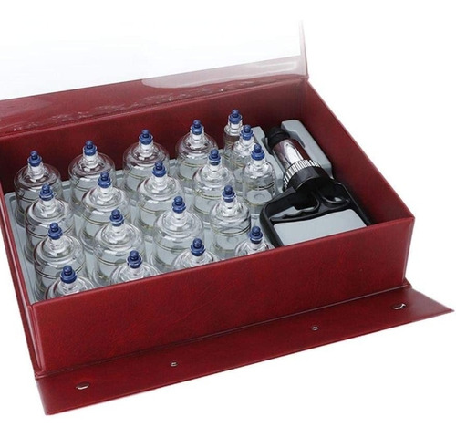 Imagen 2 de 4 de Ventosas Cupping Masajes Celulitis Kit Maleta Copas Spa