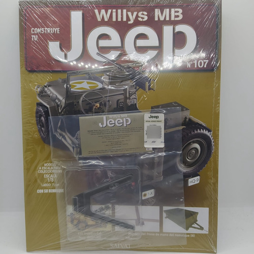Llm - Jeep Willys Para Armar 1/8 - Salvat - Nro 107