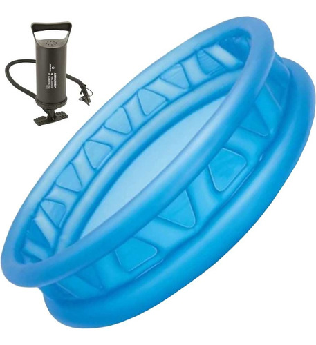 Piscina Inflable Intex 188x46 Grand Familiar + Gratis Bomba!