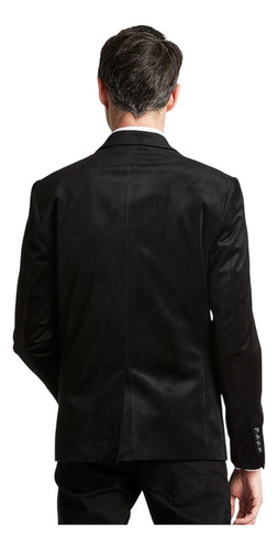 Saco Blazer De Pana Entallado Hombre