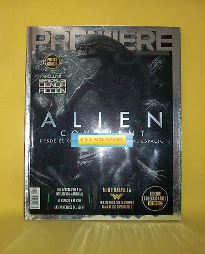 Alien Covenant Revista Cine Premiere 2017 Numero 272