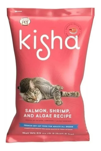 Alim. Premium Kisha 12 Kg Gato Adulto Receta Sabores Del Mar