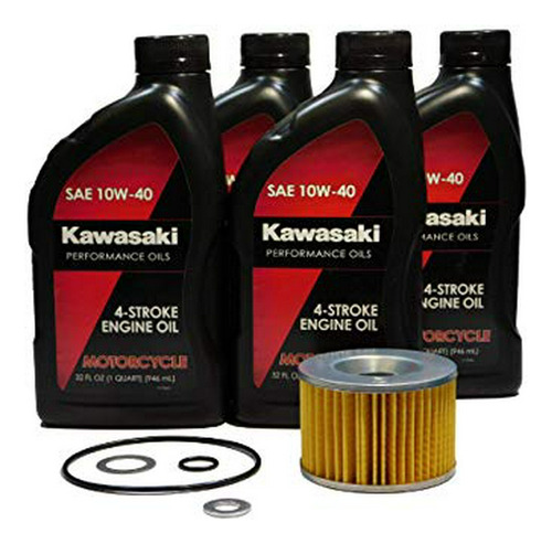 Kit De Cambio De Aceite Oem Para Kawasaki Ninja 600rx