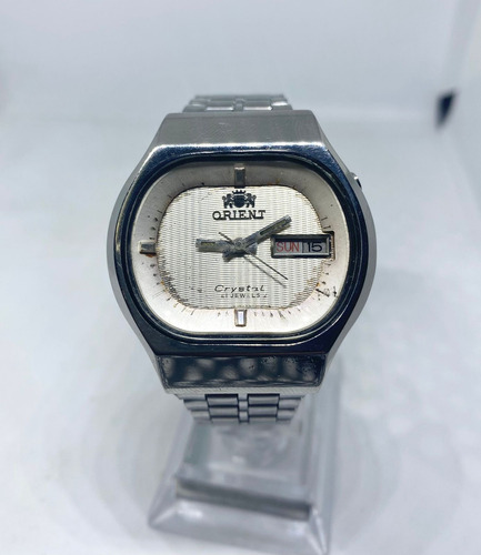 Reloj Orient Automático, Crystal. Funcionando, Antiguo. (Usado)