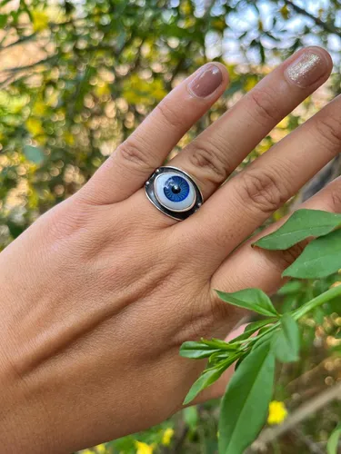 Anillo ojo turco plata new arrivals