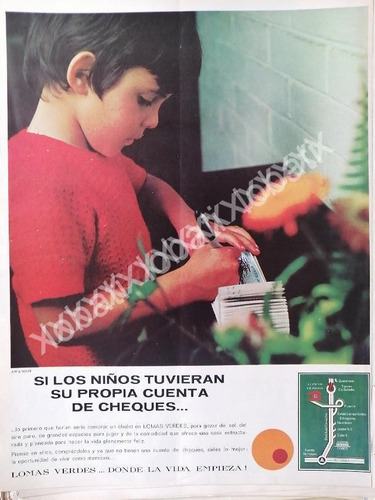 Cartel Retro Inicios De La Colonia Lomas Verdes D.f 1969 296