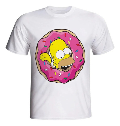 Cl Camiseta Unisex Homer Simpsons Moda Tumblr Donut Series