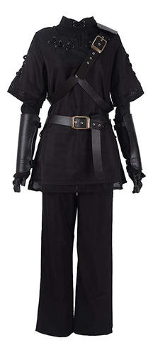 Miccostumes Pure Black Dark Link Cosplay Para Hombre