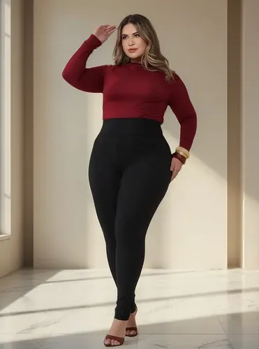 Calça Legging K2b Original Plus Size Cintura Alta Cós Largo
