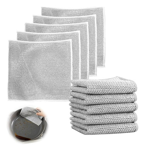 10pcs Trapos De Alambre Multiusos Para Lavar Platos