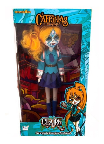 Muñecas Catrinas Underworld Claire Muñeca Calvaeritas