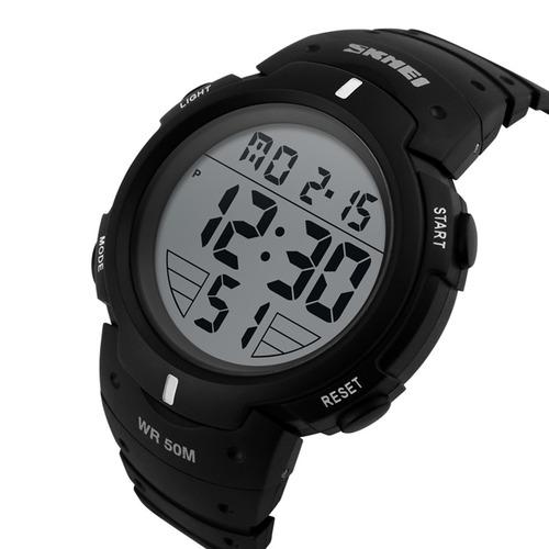 Relógio Pulso Masculino Skmei 1068 Digital Led Sports Preto