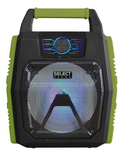 Bafle 6.5 Pulgadas Jumbo Select Sound Tws, Bluetooth Bt1206 Color Verde
