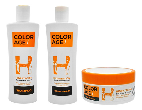 Colorage Kit Hidratante Shampoo + Acond. + Máscara 