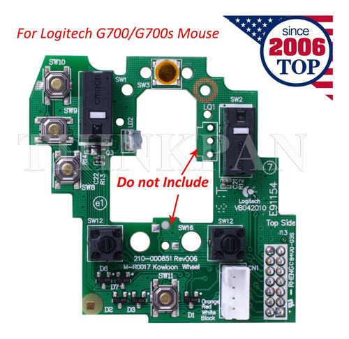 Mouse Switch Button Board Motherboard For Logitech G700/ Aab