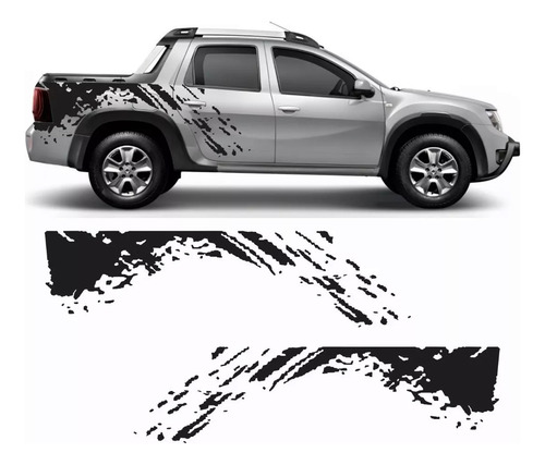 Calco Camioneta Lateral  Renault Duster Oroch Dstr18