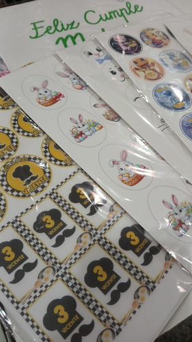 Láminas Comestibles ,chocotransfer, Stickers