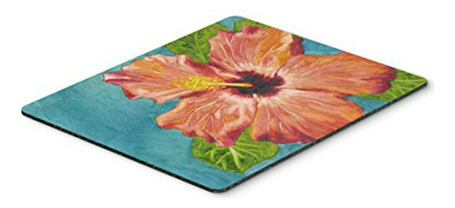Mouse Pad Coral Hibiscus, Multicolor