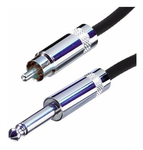 Imagen 3 de 10 de Cable Plug Ts Mono Rca De Audio Neutrik Rean 3m Cabtec