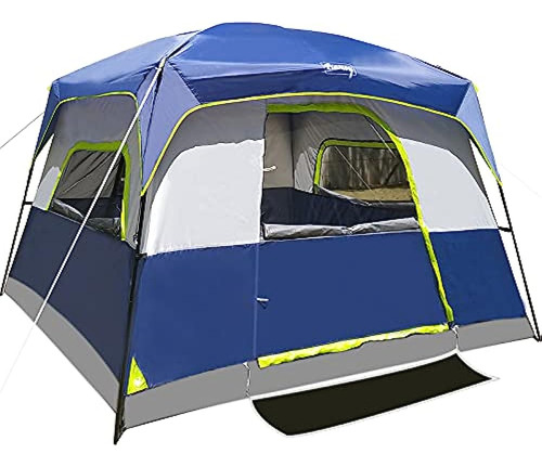 Carpa Para 6 Personas Para Acampar, Impermeable, Resistente 