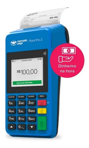 Imagem 6 de 12 de Maquininha Point Pro 2 - A Máquina De Cartão Do Mercado Pago