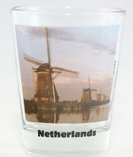 Paise Bajo Molino Viento Foto Color Shot Glass