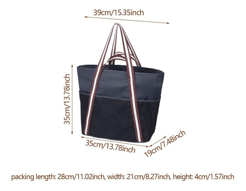 Bolsa De Playa Bolso De Hombro Portátil Para El Juego De