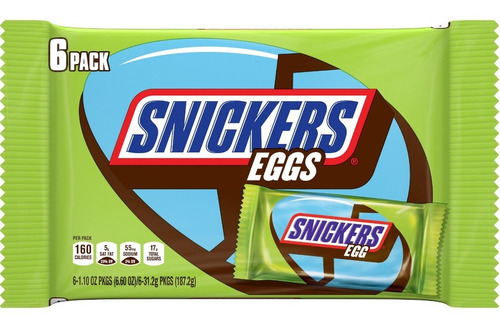 Dulces Snickers Eggs Edicion Pascua 187.2g Americano