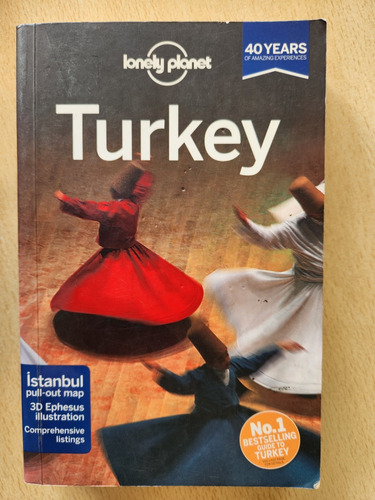 Guía Lonely Planet Turkey En Inglés Usada 13ra Edición