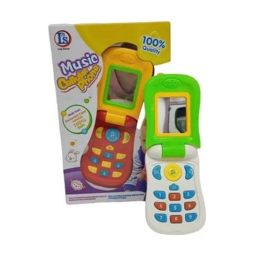 Telefono Celular Didactico Infantil Tapa Sonidos Y Luces