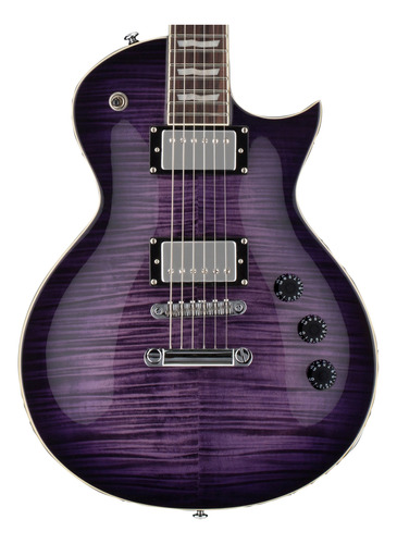 Guitarra Electrica Transparente Purpura Sunburst
