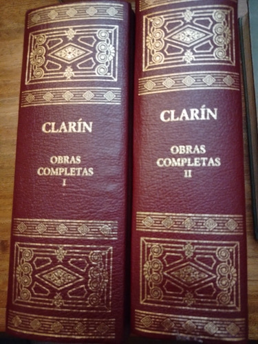 Obras Completas Leopoldo Alas Clarín Dos Tomos Aguilar