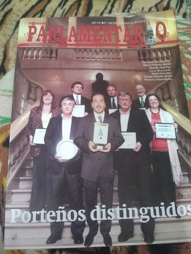 Revista Parlamentario Porteños Distinguidos 12 2010