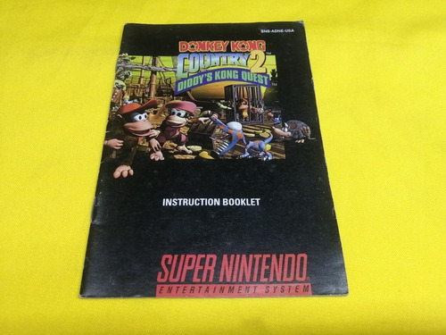 Manual *original* Donkey Kong Country 2 Snes Super Nintendo