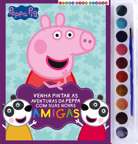 Libro Peppa Pig Livro Para Pintar Com Aquarela De Editora On