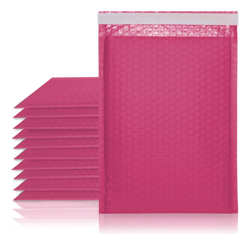 500 Sobres Con Burbuja Rosa Para #000 | 18x10 Cm, 2
