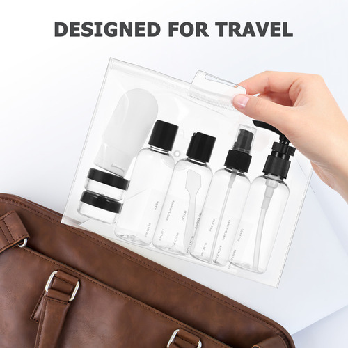 1 Juego De Botellas De Viaje, Recipientes Rellenables De Tam