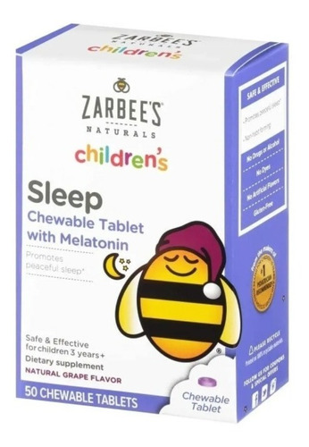 Zarbees Naturals Sleep 50 Pastillas Masticables