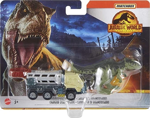 Set Matchbox Jurassic World Giganotosaurus Transport Sellado