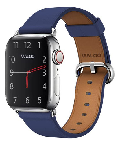 Waloo Genuine Classic Pulsera De Reloj De Cuero Compatible