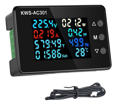 50-300v Voltaje Probador Medidor Amperaje Ac Corriente