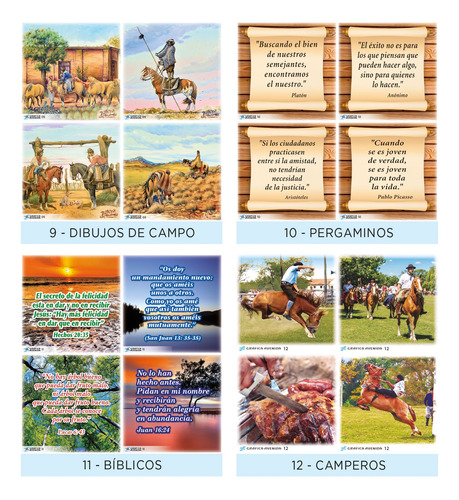 Almanaques Para Heladera - Con Imán X100u.