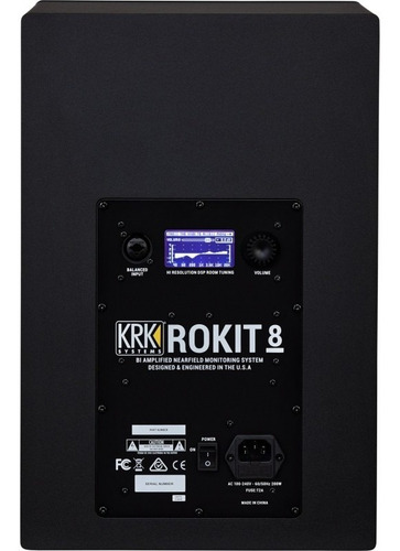 Imagen 3 de 4 de Krk Monitor De Estudio Rokit Rp8 4ta Generación Por Unidad