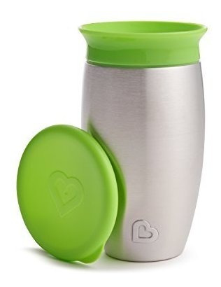 Munchkin Miracle - Vaso Para Sorber (acero Inoxidable, 360º)