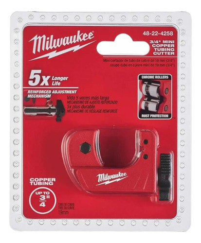 Mini Cortador De Tubos D Cobre 3/4 19mm Milwaukee 48-22-4258