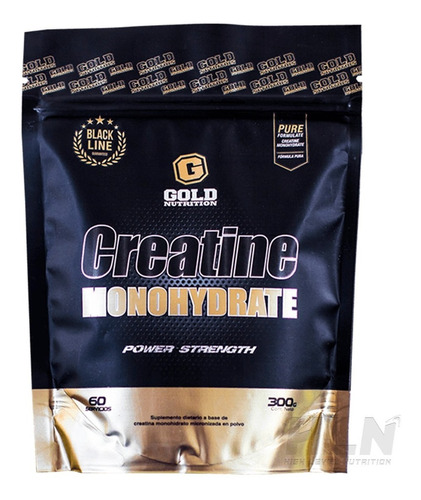 Creatina Monohidrato Gold Nutrition Creatina Micronizada Sabor Neutro 300 g