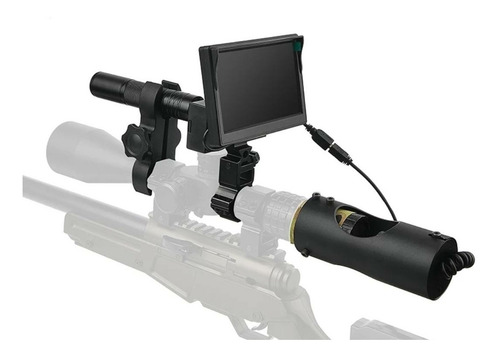 Kit Visao Noturna Com Infravermelho Caça Tela Lcd 250m