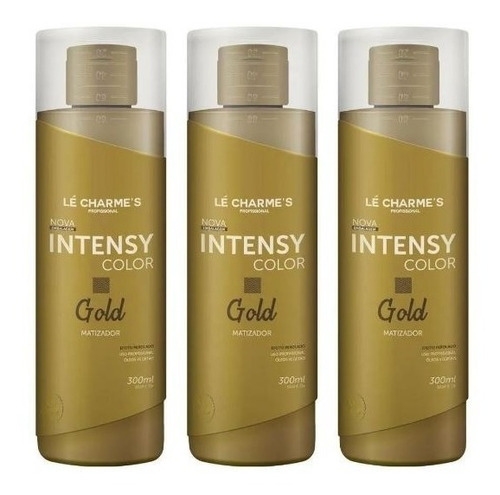 Imagem 1 de 2 de Combo 3 Intensy Color Matizador Gold Efeito Perolado - 300ml
